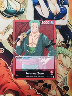 One Piece TCG-English Roronoa Zoro Leader (OP01-001) Romance Dawn - Image 1