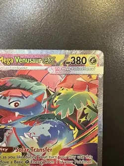 Mega Venusaur ex 177/132 Mega Evolution Holo Pokemon Card TCG Great Condition - Image 4