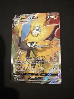 Crown Zenith: Galarian Gallery #GG42/GG70 Zeraora VMAX Pokemon TCG - Image 1