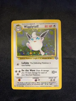 Pokemon TCG Wigglytuff Holo Rare Card 16/64 Jungle Unlimited MP - Image 1