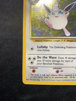 Pokemon TCG Wigglytuff Holo Rare Card 16/64 Jungle Unlimited MP - Image 2