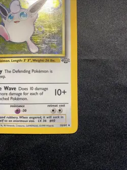 Pokemon TCG Wigglytuff Holo Rare Card 16/64 Jungle Unlimited MP - Image 3
