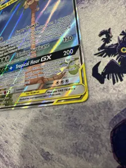 Pokemon TCG Rowlet & Alolan Exeggutor Tag Team GX Unified Minds 215/236 NM/M - Image 4