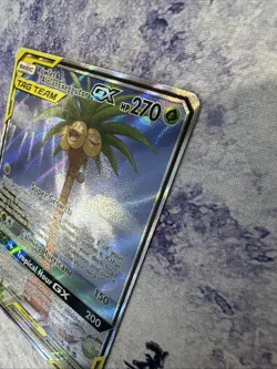 Pokemon TCG Rowlet & Alolan Exeggutor Tag Team GX Unified Minds 215/236 NM/M - Image 5