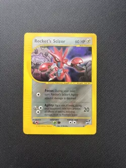 Pokemon Card Best of Game Rocket's Scizor 4/9 Promo WOTC 2002 - Image 1