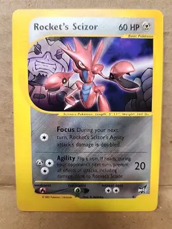 Pokemon CCG Rocket’s Scizor #4 Best of Game Promo Card 2002 WOTC - Image 1