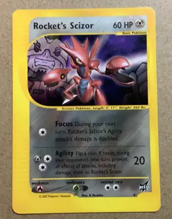 Pokemon TCG 2002 Rocket’s Scizor Best of Game Promo Card #4 - Image 3