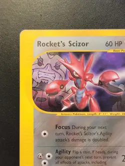 Pokemon TCG 2002 Rocket’s Scizor Best of Game Promo Card #4 - Image 2