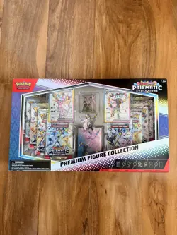 Pokemon TCG Prismatic Evolutions Premium Figure Collection Box New & Sealed - Image 1