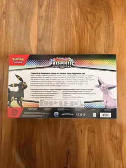 Pokemon TCG Prismatic Evolutions Premium Figure Collection Box New & Sealed - Image 2