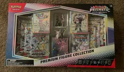 Pokemon TCG Prismatic Evolutions Premium Figure Collection Box Sealed New - Image 1