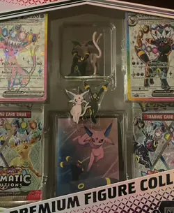 Pokemon TCG Prismatic Evolutions Premium Figure Collection Box Sealed New - Image 2