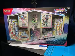 Pokemon TCG Prismatic Evolutions Premium Figure Collection Box Brand New Sealed - Image 1