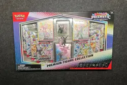Pokemon TCG Prismatic Evolutions Premium Figure Collection Box New & Sealed - Image 1