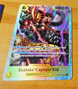 ONE PIECE ENGLISH CARD GAME HOLO CARTE Eustass"Captain"Kid OP10-112 EN MINT - Image 1