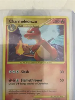 Pokemon TCG Charmeleon 102/100 Stormfront Secret Rare Holo Card - LP - Image 4