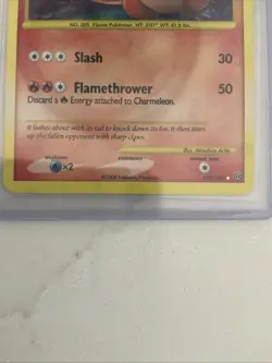 Pokemon TCG Charmeleon 102/100 Stormfront Secret Rare Holo Card - LP - Image 5