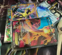 🧌 Lot of 10 ONLY HOLOS Modern Pokemon Collection Lot Charizard & more! DAMAGED - Image 1