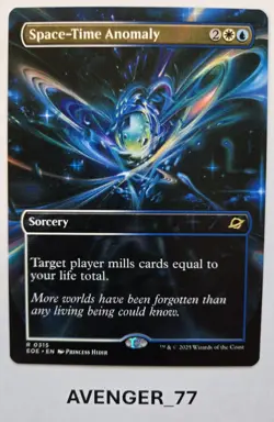 Magic the Gathering MTG #0315 Space-Time Anomaly Edge of Eternities Borderless - Image 1