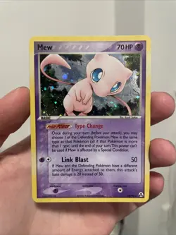 Pokemon TCG Mew 10/92 EX Legend Maker 2006 Holo Rare Card Swirl VLP - Image 1