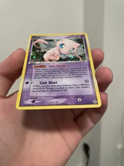 Pokemon TCG Mew 10/92 EX Legend Maker 2006 Holo Rare Card Swirl VLP - Image 2