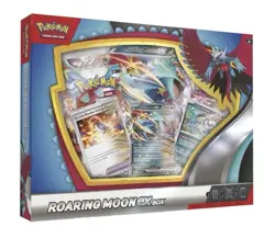 ROARING MOON EX BOX Pokemon TCG 4 Booster Packs + 4 Foil Promo Cards SEALED NEW - Image 1