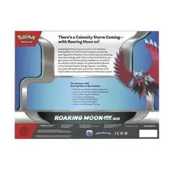 ROARING MOON EX BOX Pokemon TCG 4 Booster Packs + 4 Foil Promo Cards SEALED NEW - Image 2