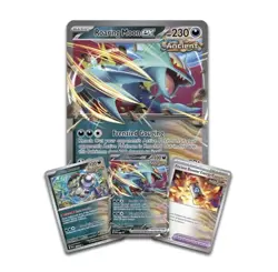 ROARING MOON EX BOX Pokemon TCG 4 Booster Packs + 4 Foil Promo Cards SEALED NEW - Image 4