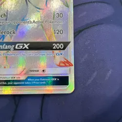 Pokemon TCG Lycanroc GX Rainbow Secret Rare Card Burning Shadows 155/147 - Image 5