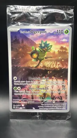 Teal Mask Ogerpon 123 Sv: Scarlet & Violet Promo Cards Holo (sealed) - Image 1