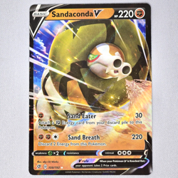 Sandaconda V 108/192 Rebel Clash Holo Ultra Rare Pokemon Card TCG English NM - Image 1
