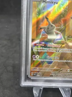 MIMIKYU 2024 POKEMON SVP PALDEAN FATES ETB PROMO #75 PSA 9 Mint TCG Card H2 - Image 4