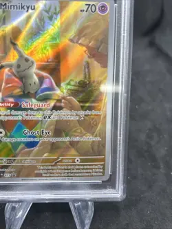 MIMIKYU 2024 POKEMON SVP PALDEAN FATES ETB PROMO #75 PSA 9 Mint TCG Card H2 - Image 5