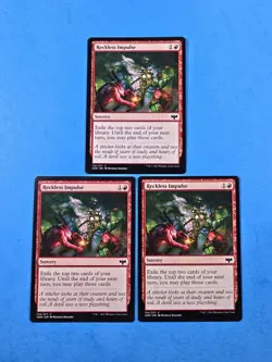 3x Reckless Impulse Innistrad Crimson Vow 2021 Mtg Magic Card Sorcery 174 - Image 1