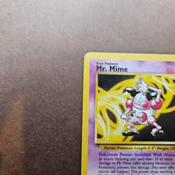 Mr. Mime 27/130 Pokemon Base Set 2 Rare Card - HP - Image 2