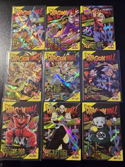Dragon Ball Phantom Son Goku LOT PARTIAL SET ALL UNIQUE XR CARDS - Image 1