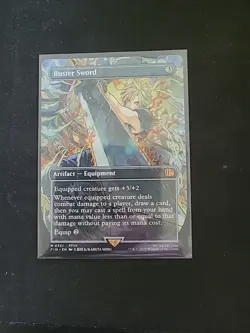 MTG FIN #351 Woodblock Buster Sword (Borderless) Final Fantasy Regular - Image 1