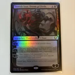 MTG Foil Tevesh Szat, Doom of Fools CMR 153/361 LP Mythic Commander Legends - Image 1