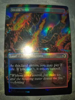 Steam Vents Lorwyn Eclipsed FOIL x1 NM Pack Fresh Double-Sided Borderless MTG - Image 2