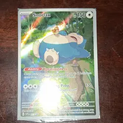 Pokemon Snorlax Holo Pokemon TCG Card SVP EN 051 English 2023 - Image 2