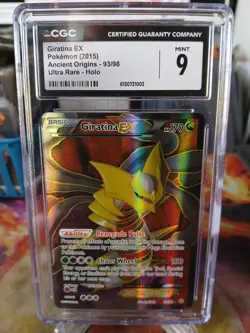 Giratina EX 93/98 Ancient Origins Full Art Pokemon CGC 9 Mint 2015 - Image 1