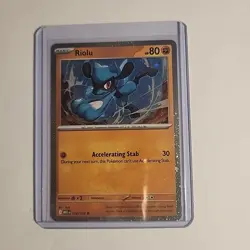 Pokemon Riolu Cosmos Holo 076/132 Mega Evolution Promo - Image 1