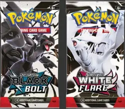 Pokemon TCG Scarlet and Violet Black Bolt White Flare Booster Pack Bundle 2PK - Image 2