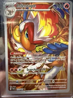 Pokemon TCG Infernape 173/167 Sv06: Twilight Masquerade Holo 140 HP - Image 1