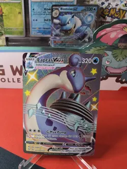 Lapras VMAX - SV111/SV122 - Pokemon Shining Fates Sword Shield Shiny Rare NM - Image 1
