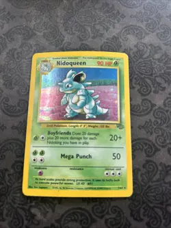 Pokemon TCG Nidoqueen Jungle 7/64 Holo Unlimited Holo Rare - Image 1