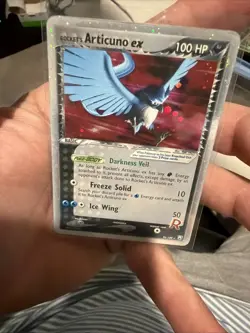 2004 Pokemon EX Team Rocket Returns Rocket's Articuno EX 96/109 Holo Foil HP/Dam - Image 3
