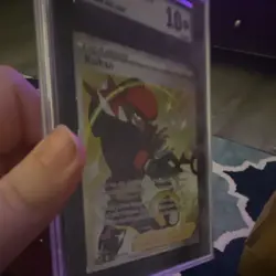 Pokemon Raihan Trainer Silver Tempest Ultra Rare TG27 Foil Graded 10 - Image 3
