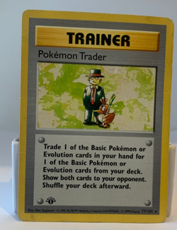 Pokemon Trader 77/102 1st Edition Shadowless Pokemon Base Set - Image 1
