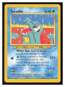 Totodile Neo Destiny #085/105 Pokemon Common - Image 1